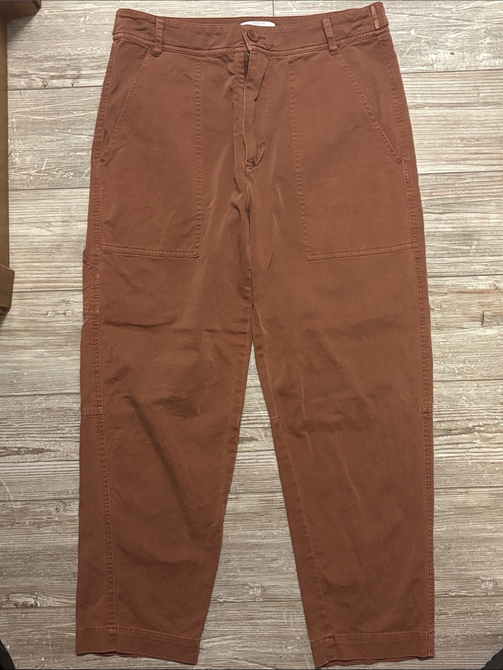 Michael Stars Straight-Leg Chinos in Rust
